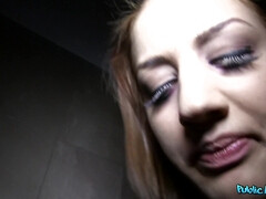 Enthousiasteling, Badkamer, Bruinharig, Sperma, Buiten, Gezichtspunt, Openbaar, Tiener