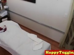 Asiatisch, Spermaladung, Handjob, Massage, Masturbation
