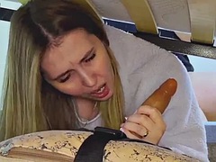 美女, デカパイ, フェラチオ, マッサージ, 熟年, 淫乱熟女, 一人, オッパイの