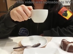 Amateur, Hembra, Casero, Japonés, Orgasmo, Público