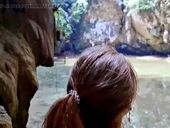 Leie, Geschnappt, Bekleidet, Paar, Hardcore, Im freien, Pov, Öffentlich