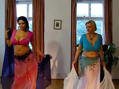 Shione Cooper And Sunny Lane In Shione and Sophie Big Titty Belly Dancing