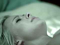 Glamorous blondie Bibi Jones takes lover's cock deep in her shaved coochie