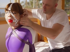 アジア人, お尻, ボンデージ, 裸, オマンコ, オッパイの