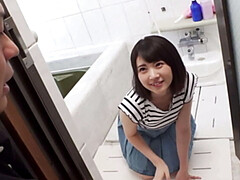 Amateur, Sucer une bite, Éjaculation interne, En levrette, Japonaise, Chatte, Adolescente, Nénés