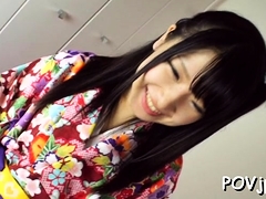 Lusty idol Koko Ishihara deep throat fellatio