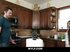 Mom Rewarding Helpful Stepson With A Hard Fuck