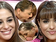 Brunette brune, Hard, Hd, Talons, Léchez, Chatte, Rasée, Jarretelles