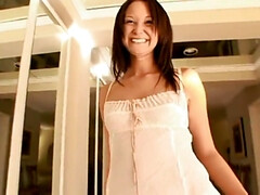 Americano, Anal, Belleza, Mamada, Morena, Semen en la boca, Linda, Sexo duro