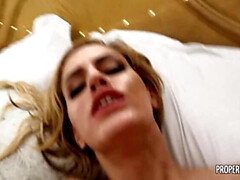 Answering Calls with Aspen Celeste, the Blond Inked Babe