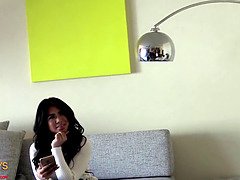 Enthousiasteling, Aziatisch, Kont, Bruinharig, Hd, Interraciaal, Spier, Kut duiken