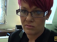 Spicy redhead Bree Branning roughly fucked