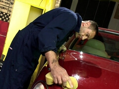 Morena, Semen en la boca, Polla, Corridas faciales, Tacones, Coño, Medias largas, Tetas