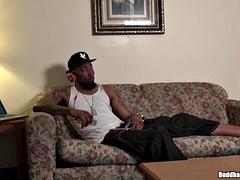 Enthousiasteling, Lieveling, Mooie dikke vrouwen, Grote lul, Zwart, Pijpbeurt, Zwart