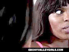 黒人, 黒人, レズビアン, 小柄, ティーン, 三人