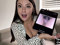 Enthousiasteling, Lieveling, Grote lul, Brits, Bruinharig, Dominante vrouw, Hakken, Alleen