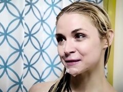 お尻, ブロンド, フェラチオ, 顔射, Hd