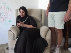 Horny Stepson Fucks Muslim Stepmom Souzan Halabi Big Ass Arab Amateur
