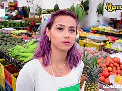 デカパイ, フェラチオ, Hd, ラティーナ, 自然山雀, フェラする, ティーン, オッパイの