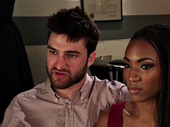 Chica, Sadomasoquismo, Negro, Amarrada, Cornudo, Ébano, Dominacion femenina, Fetiche