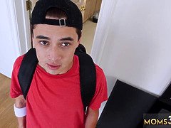 茶髪の, チン, 顔射, Hd, 淫乱熟女, 母, ティーン, 三人