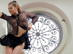 18, デカ尻, 指いじり, オナニー, 自然山雀, ストリッピング, ティーン, オッパイの