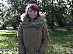 The first porn casting for a skinny 18-year-old girl