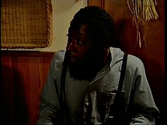 Noire, Blonde, Sucer une bite, Faciale, Homosexuelle, Interracial, Bureau, Nénés