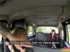 素人, 車, レズビアン, なめる, オマンコ, 赤毛, スパンキング, 濡れ