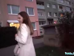 Public agent nailed this young thing while her mummy was next door