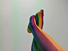 Amateur, Pies, Dominacion femenina, Fetiche de pies, Latina, Lesbiana, Nylon, Flaco