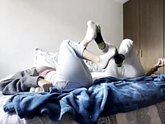 素人, 女, 足フェチ, Hd, レズビアン, 靴下, ティーン, レスリング