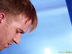 Dude wanders the streets of the city till he finds blonde