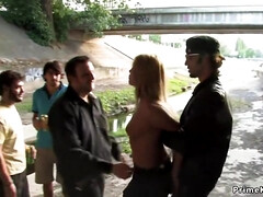 ブロンド, 古典, チン, 乱交, グループ, Hd, 公共, スパンキング