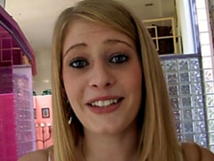 素人, ベッドルーム, デカチン, ブロンド, バック, ガリガリ, ティーン, オッパイの