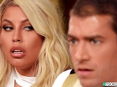 18, フェラチオ, カップル, ハードコア, 淫乱熟女, オージー, ポルノスター, 三人