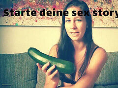 Amateur, Européenne, Allemand, Gode énorme, Orgasme, Jouets