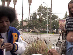 Grosser schwanz, Schwarz, Flotter dreier