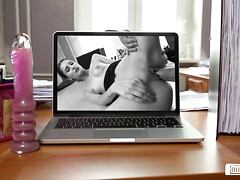 Grosse titten, Braunhaarige, Spermaladung, Hardcore, Hd, Milf, Büro