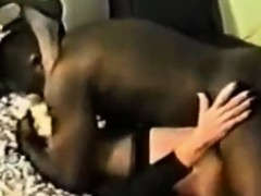 Leie, Blondine, Blasen, Interrassisch, Strümpfe, Vintage