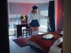 Chica, Dormitorio, Verga grande, Rubia, Mamada, Corrida, Francés, Hd