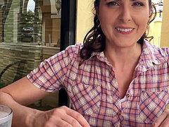 淫乱熟女, アウトドア, 公共, のぞき