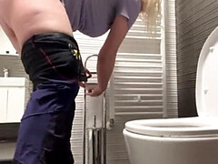 Fles, Vingeren, Hd, Openbaar, Spuiten, Toilet