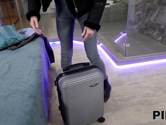 Bruinharig, Tsjechisch, Voeten, Hd, Klein, Kut duiken, Saunazaal, Tieten likken