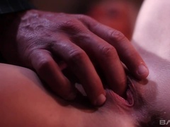 Blondine, Lingerie, Masturbation