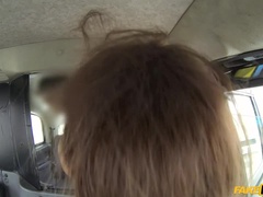 デカパイ, フェラチオ, 車, バック, 指いじり, なめる, オマンコ, コキ