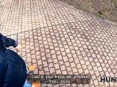 Gehörnter ehemann, Tschechisch, Freundin, Hd, Pov, Öffentlich, Realität, Titten