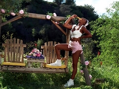 Zwart, Masturbatie, Buiten, Alleen, Tiener