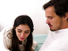 Culo, Dormitorio, Corrida, Estilo perrito, Tetas naturales, Coño, Hilo dental, Tetas