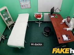 Sexy patient gets naughty with her doctor while being filmed in POV
